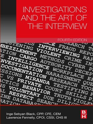 cover image of Investigations and the Art of the Interview